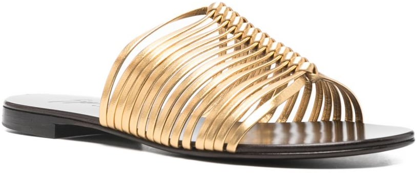 Giuseppe Zanotti Sandals Golden Goud