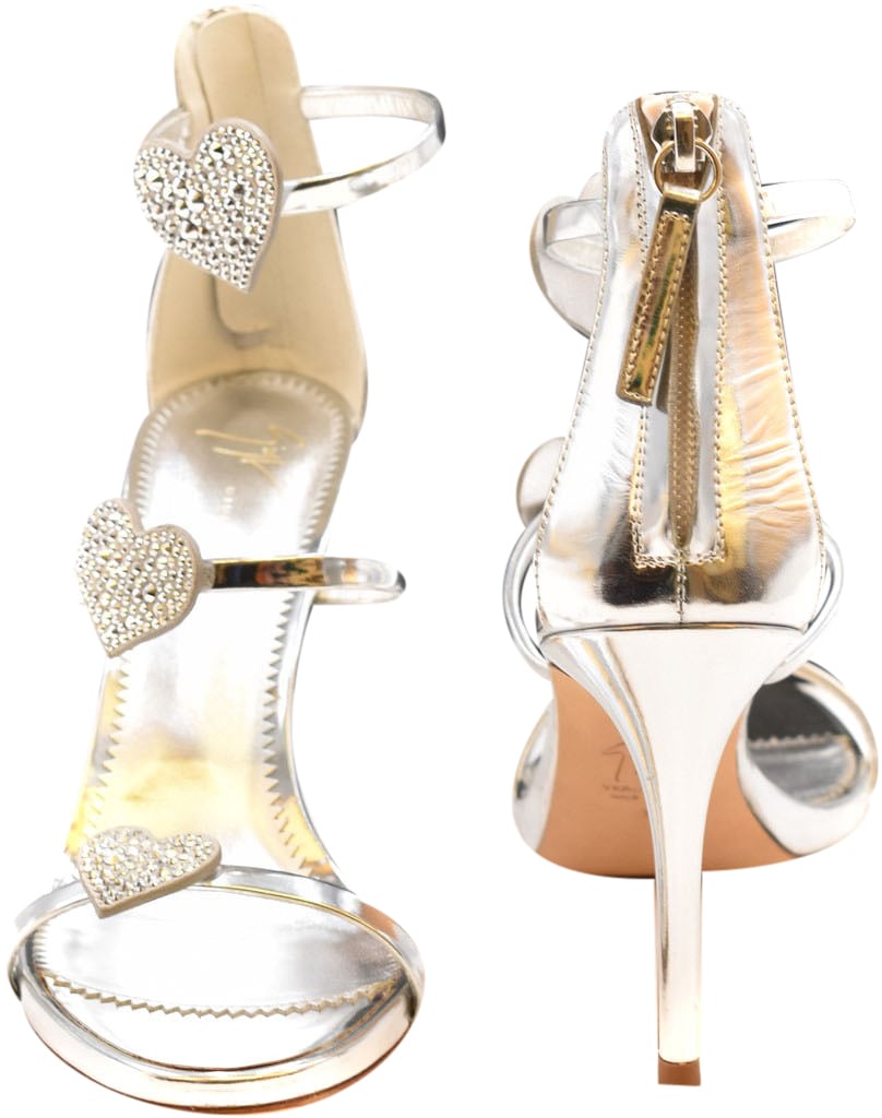 Giuseppe Zanotti Sandals Silver Zilver