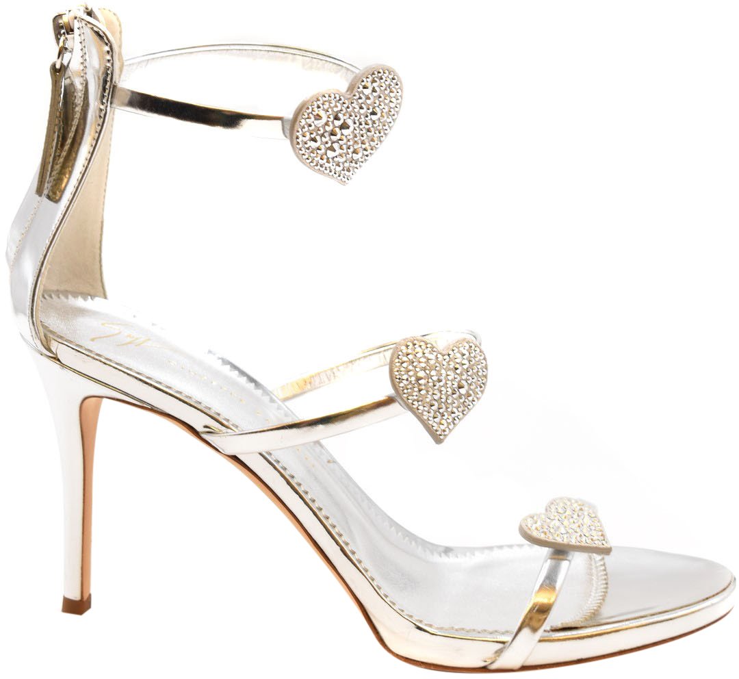 Giuseppe Zanotti Sandals Silver Zilver