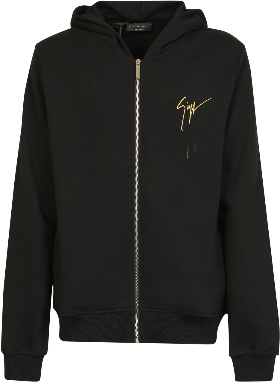 Giuseppe Zanotti GIUSEPPE ZANOTTI Black Sweatshirts Zwart