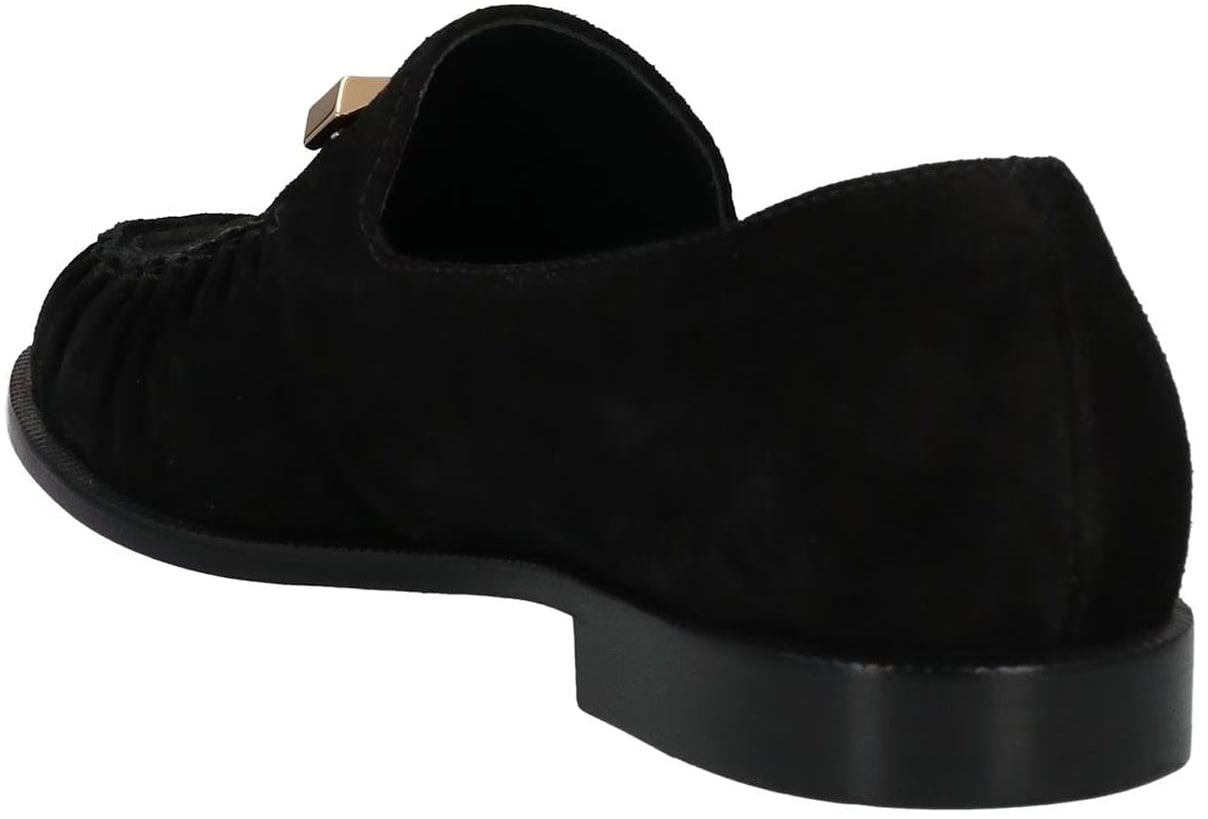 Giuseppe Zanotti Giuseppe Zanotti Leather Loafers Zwart