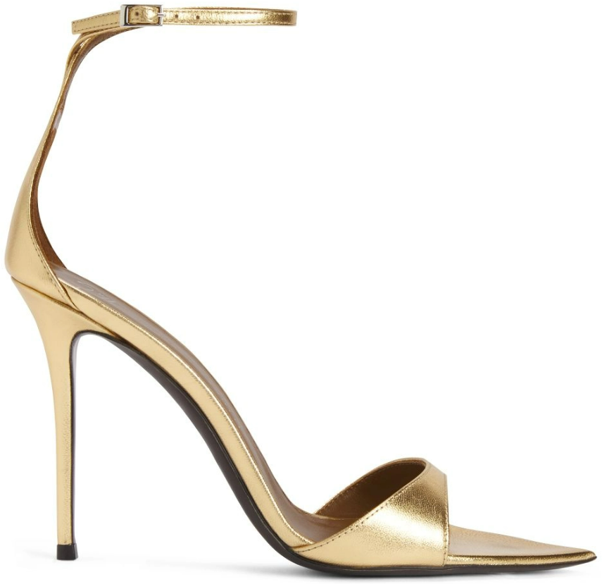 Giuseppe Zanotti With Heel Golden Goud