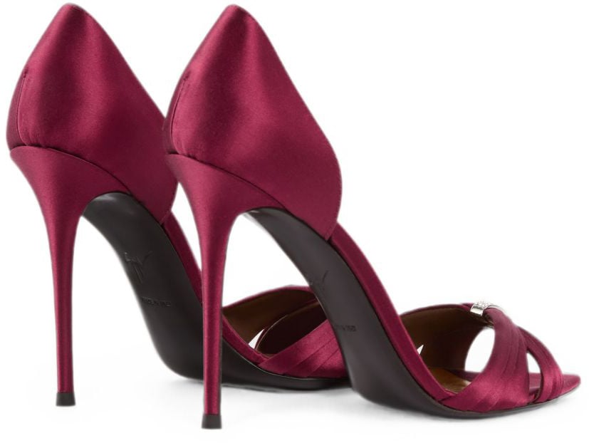 Giuseppe Zanotti With Heel Bordeaux Maroon