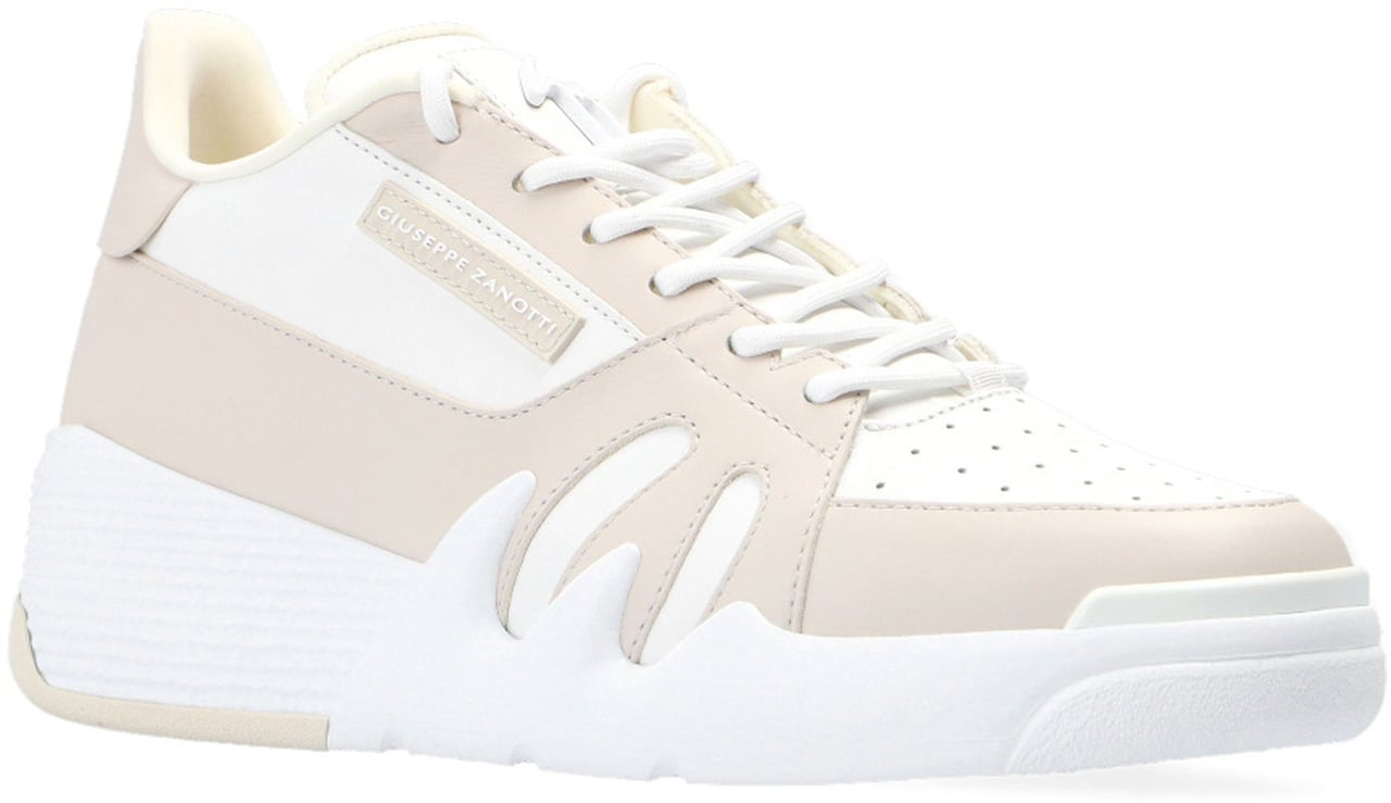 Giuseppe Zanotti Giuseppe Zanotti Talon Leather Sneakers Wit