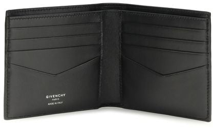 Givenchy Givenchy Black Calf Leather Bos Taurus Wallet Zwart