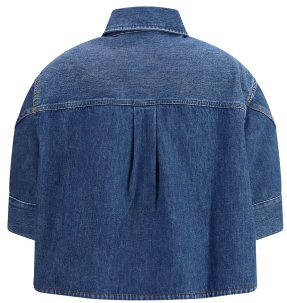 Givenchy Blue Denim Shirt Blauw