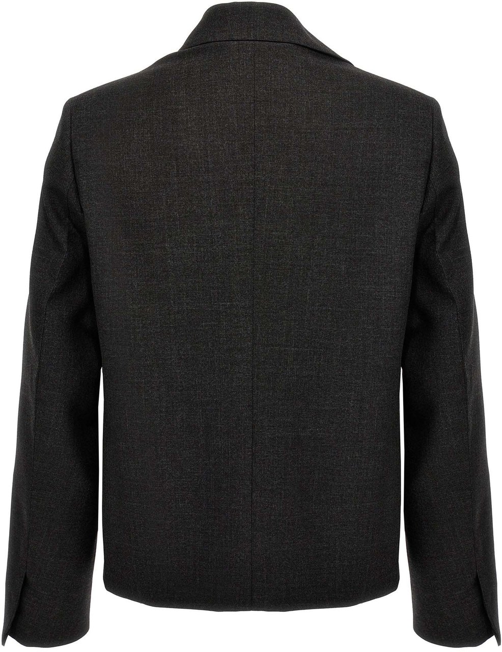 Givenchy Gray Virgin Wool Jacket Grijs