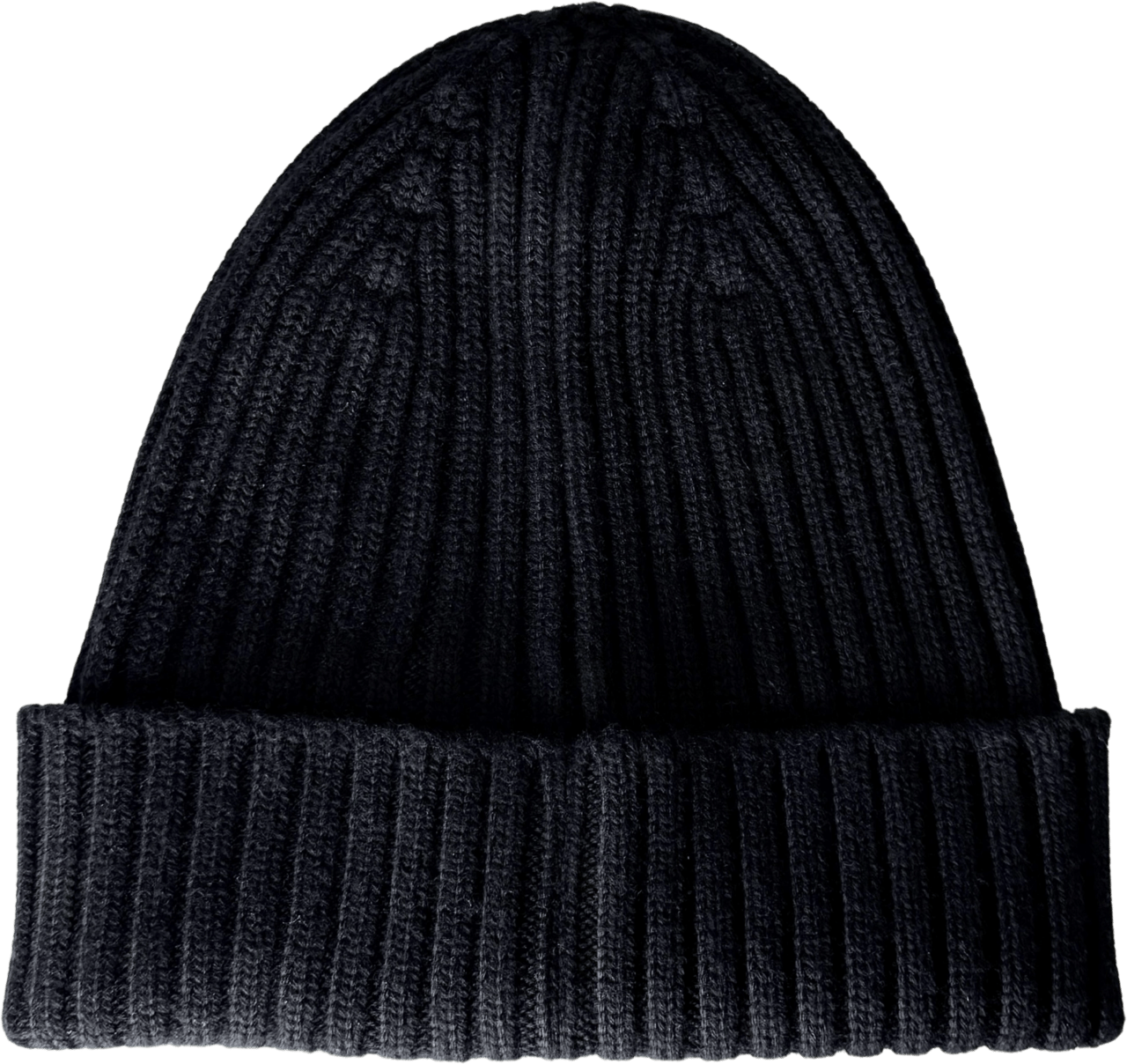 Givenchy Givenchy Logo-Patch-Strickmütze aus Wolle Schwarz / neuwertig Zwart