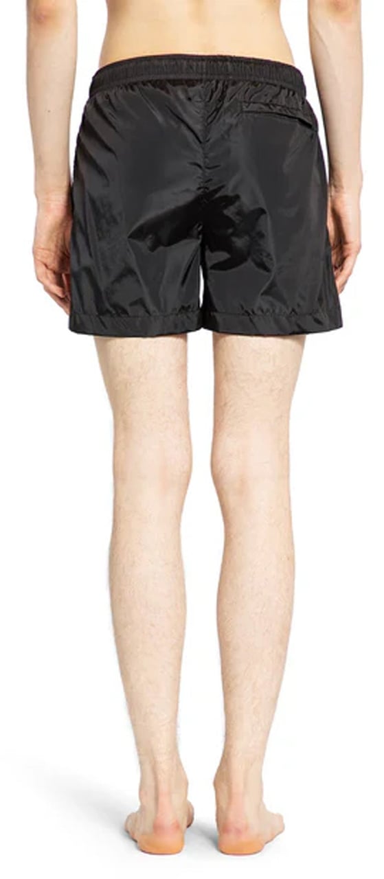 Givenchy Logo-Embroidered Swim Shorts Zwart