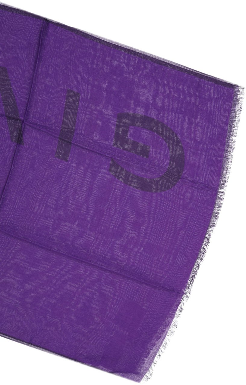 Givenchy Logo Scarf Paars