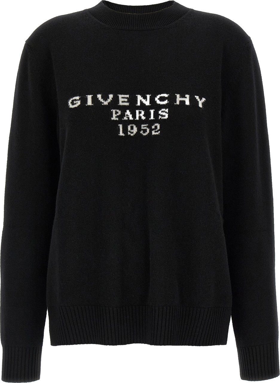 Givenchy Black Wool Cardigan Zwart