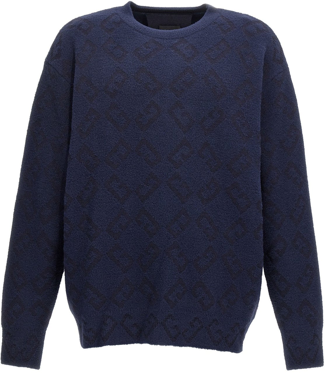 Givenchy Blue Wool Cardigan Blauw