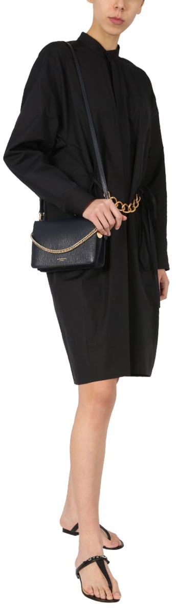 Givenchy CHEMISIER WITH CHAIN BELT Zwart