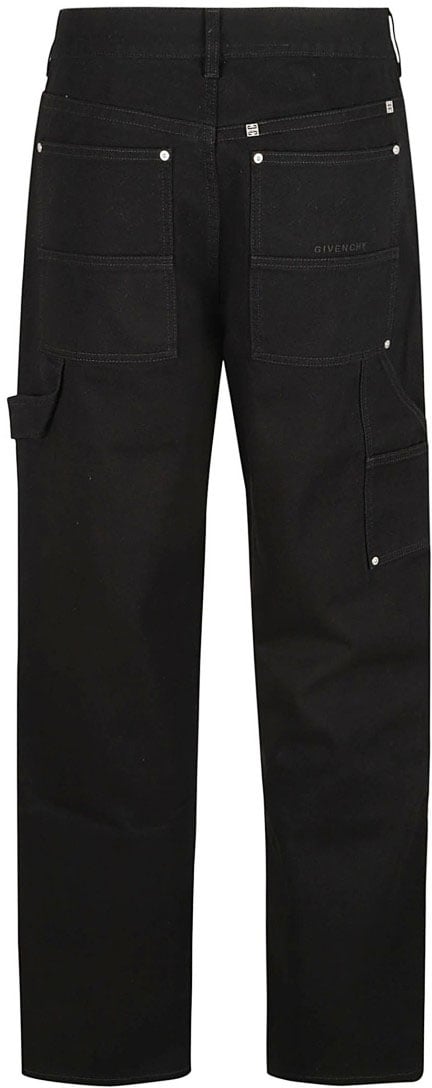 Givenchy Relaxed Fit Black Denim Jeans Zwart