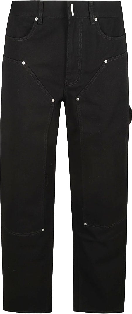 Givenchy Relaxed Fit Black Denim Jeans Zwart
