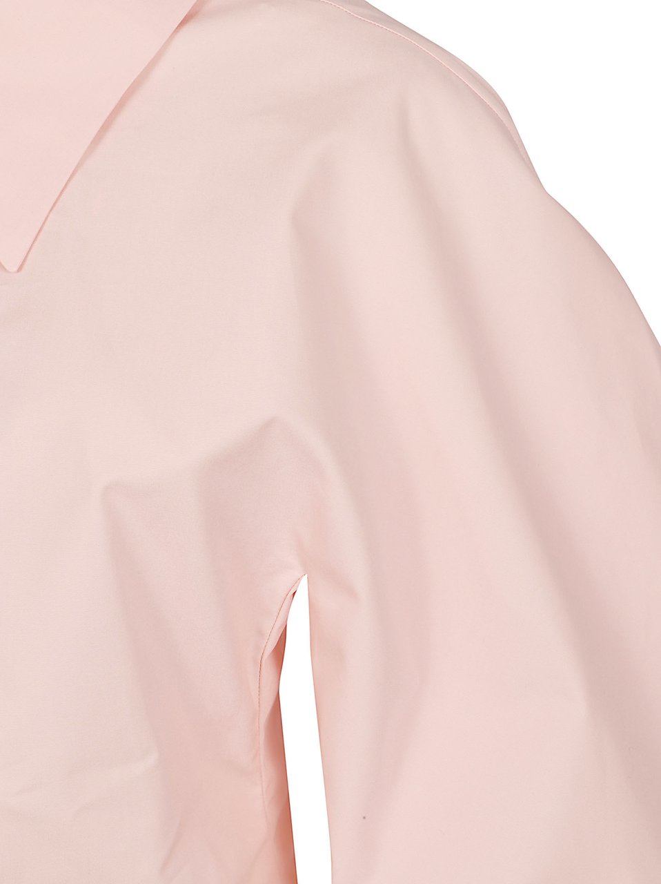 Givenchy Structured Cotton Poplin Long-Sleeved Shirt with Puffed Sleeves Neutraal