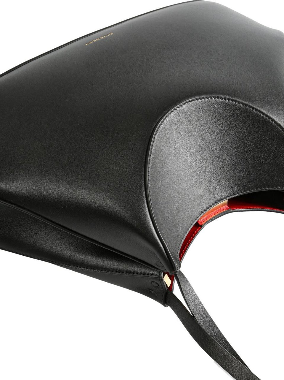Givenchy Structured Black Silk and Nylon Bag Zwart