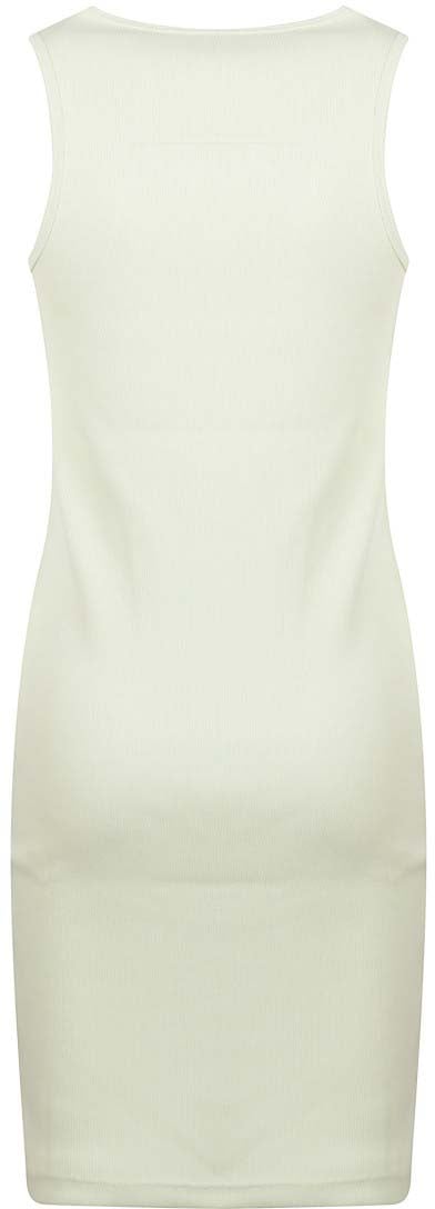 Givenchy Sleeveless Ribbed Dress With Subtle Logo Detail Wit