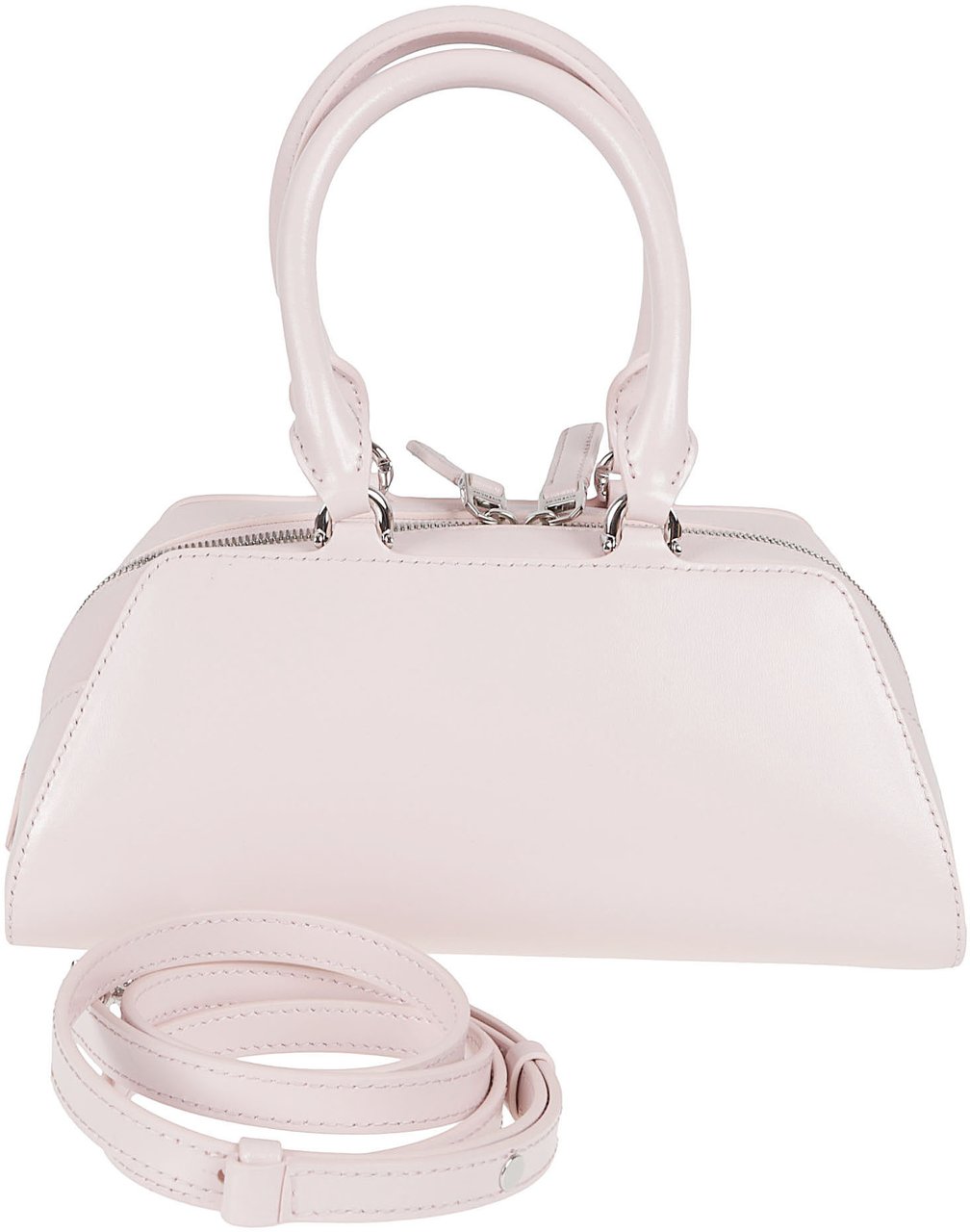 Givenchy Mini Borsa in Glossy Calf Leather with Origami Structure Paars