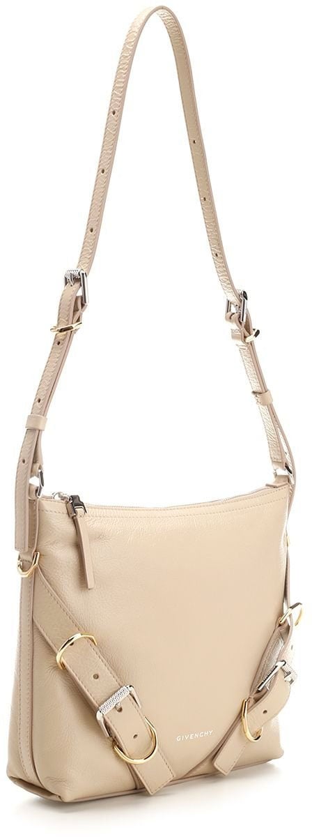 Givenchy Rectangular Textured Leather Bag Grijs