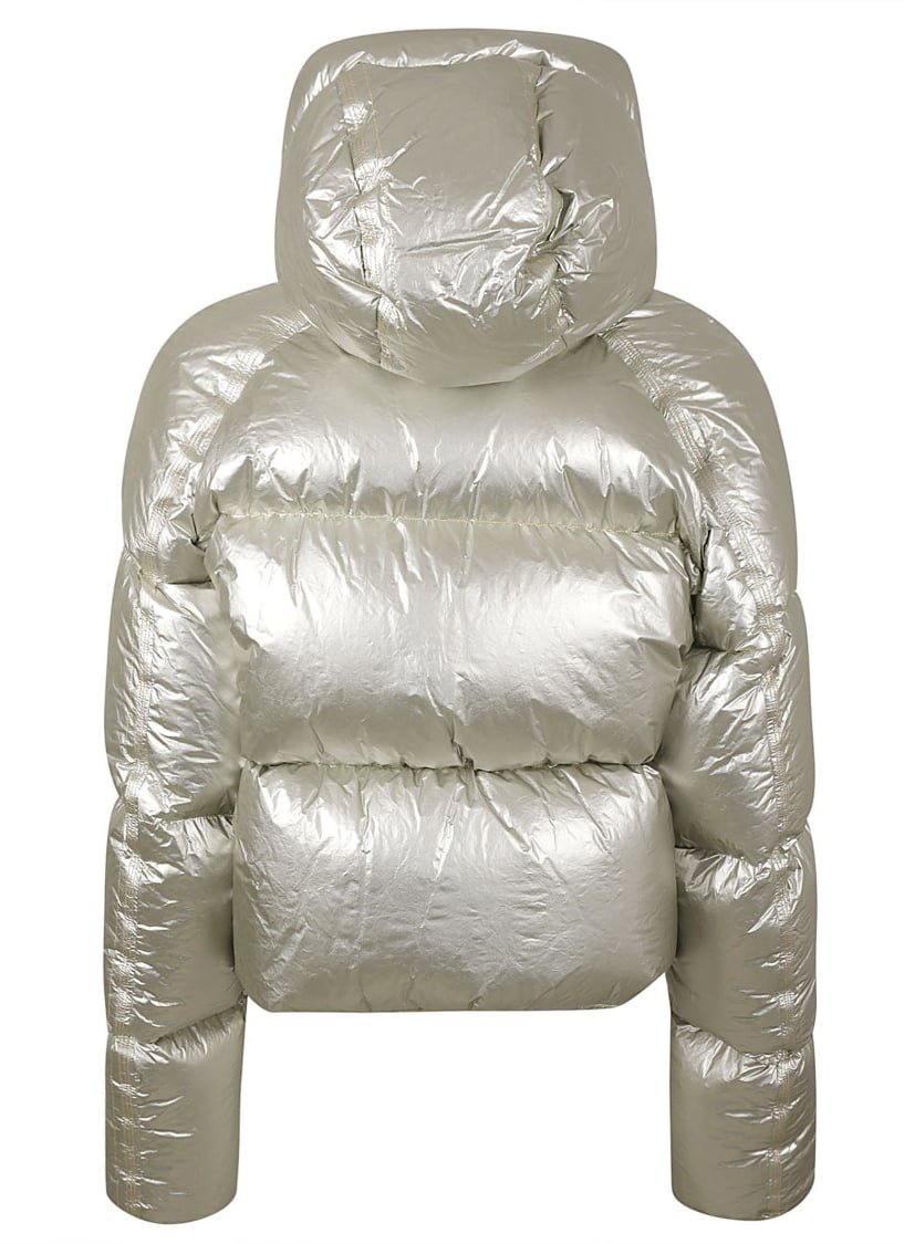Givenchy Metallic Exterior Puffy Coat Metallic
