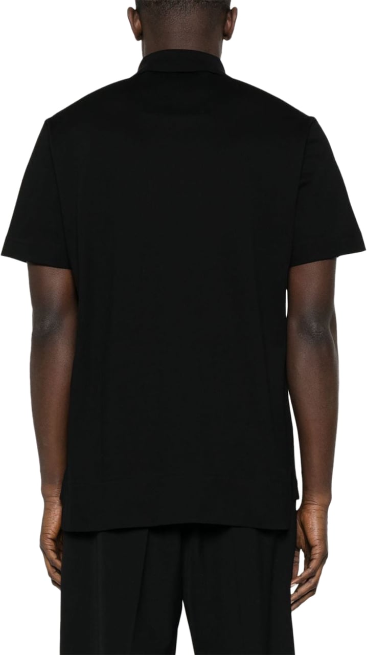 Givenchy Cotton Piqué Polo Shirt Zwart