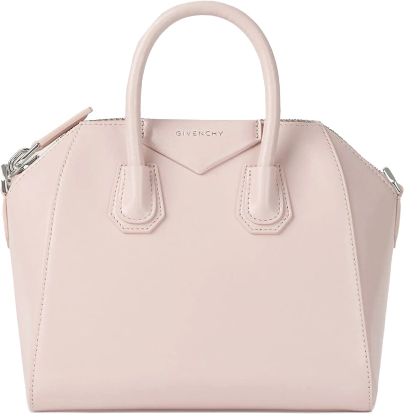 Givenchy Minimalist Structured Leather Crossbody Bag Neutraal