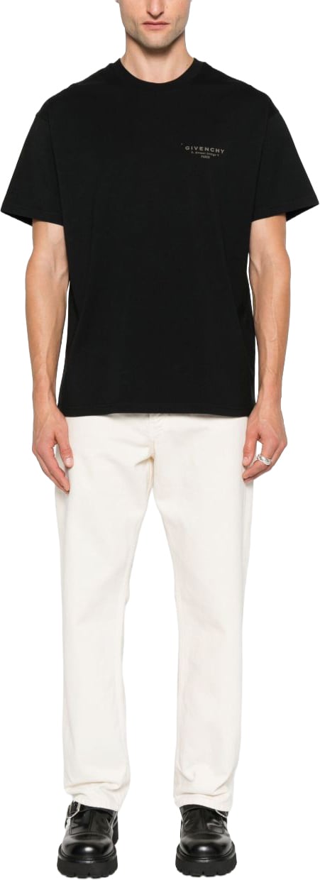 Givenchy Crew Neck Black T-Shirt Zwart