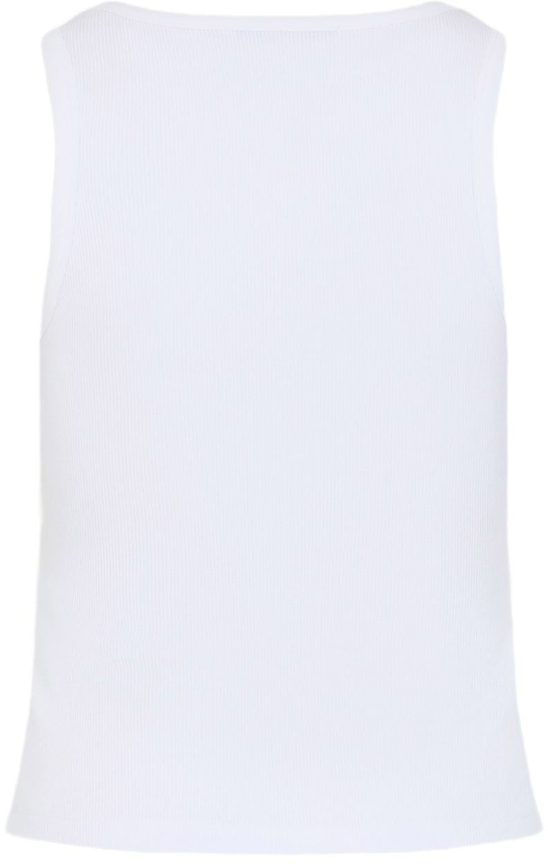 Givenchy Ribbed Texture Sleeveless Top Wit