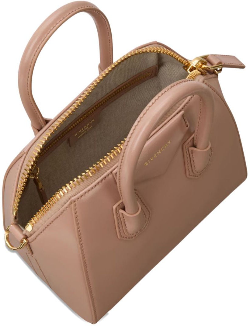Givenchy Structured Silk and Nylon Handbag Roze