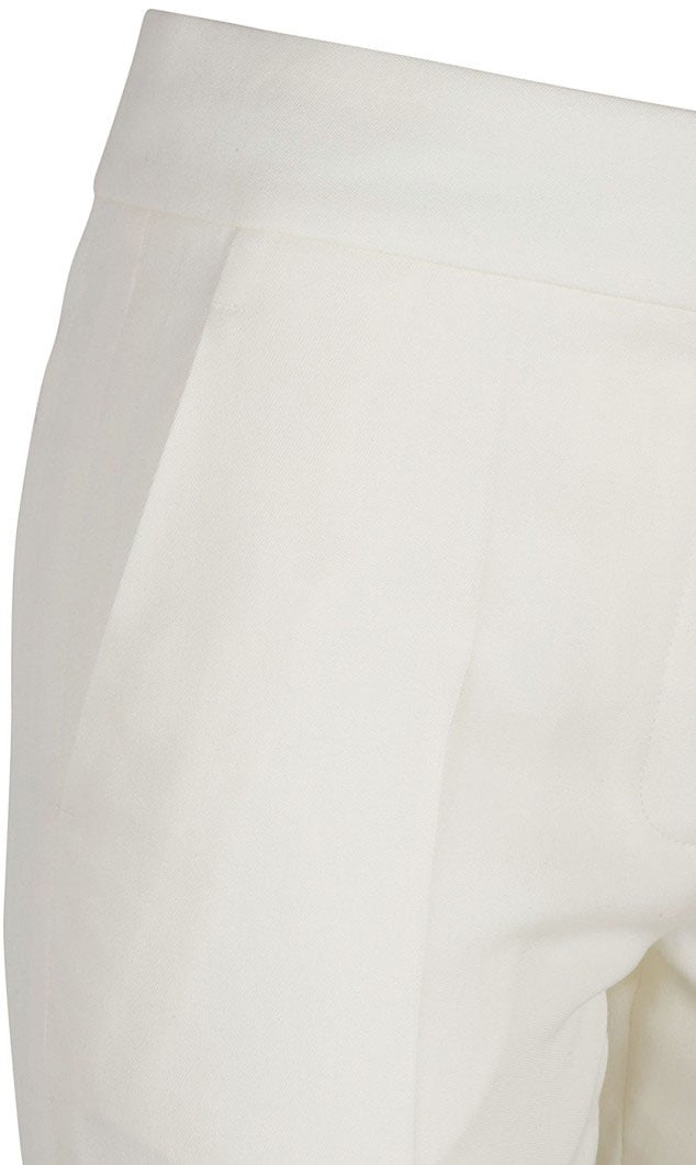 Givenchy Tailored White Trousers With Straight-Leg Silhouette Wit