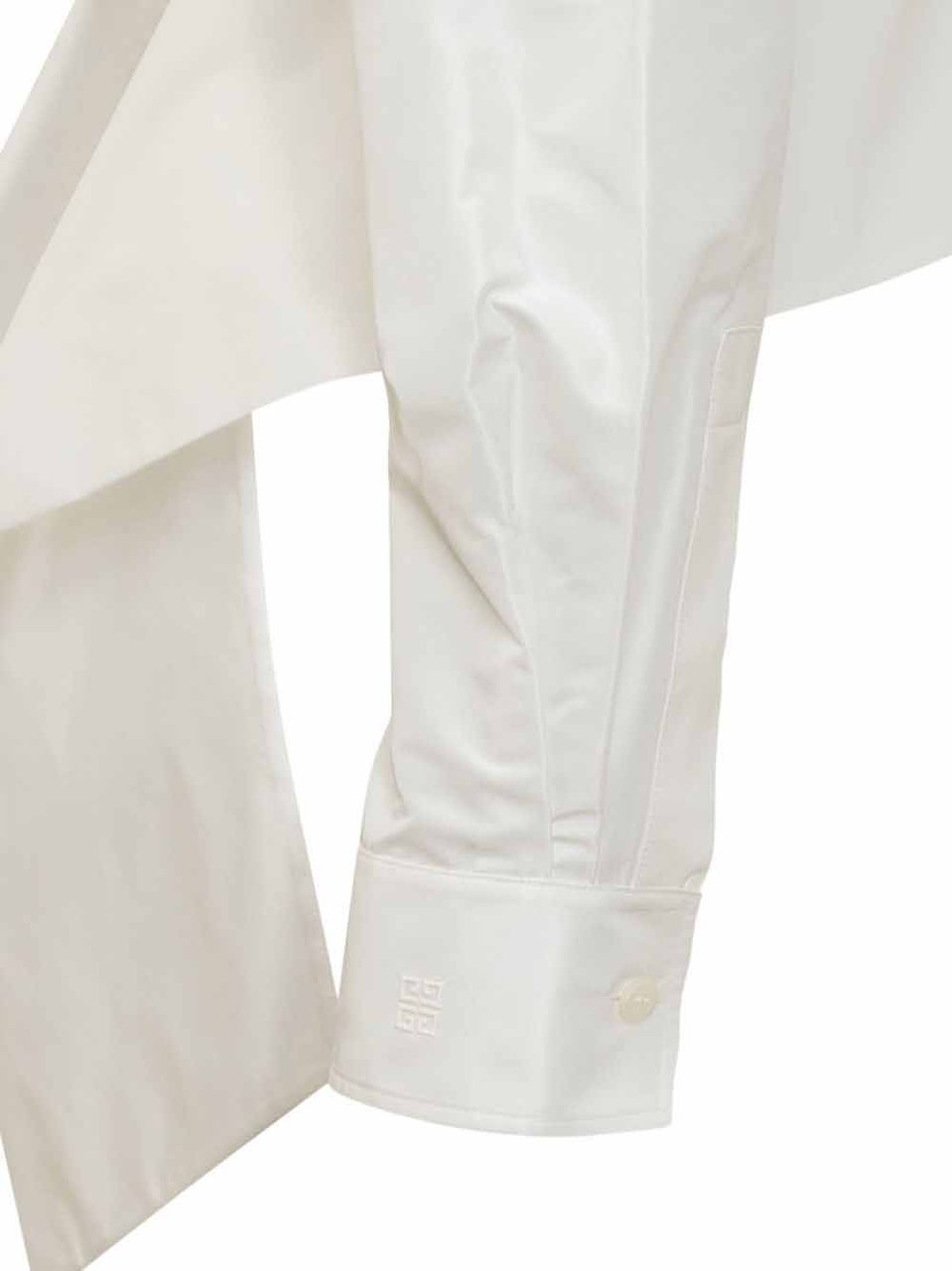 Givenchy Long-Sleeved Top with Classic Collar Wit