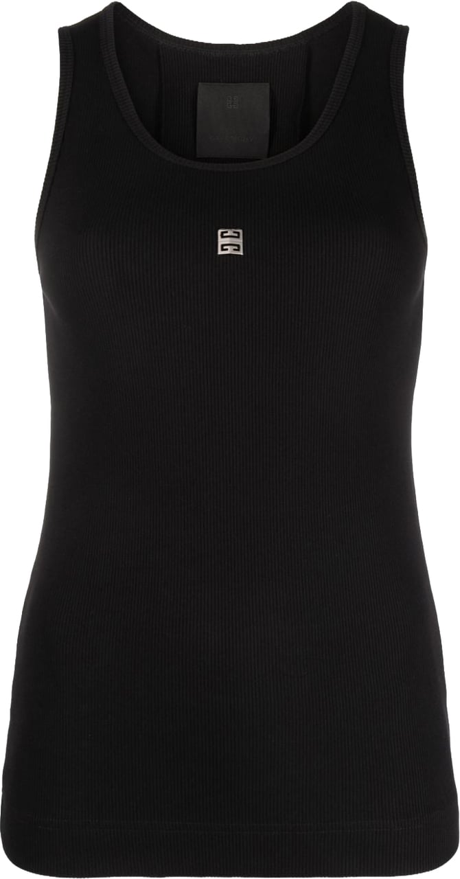 Givenchy Ribbed Knit Tank Zwart