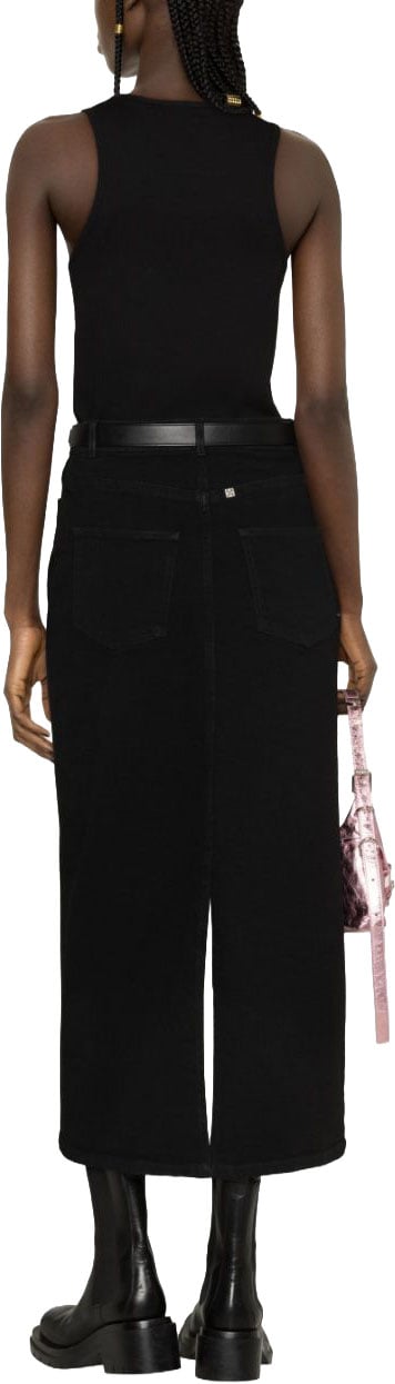 Givenchy Ribbed Knit Tank Zwart