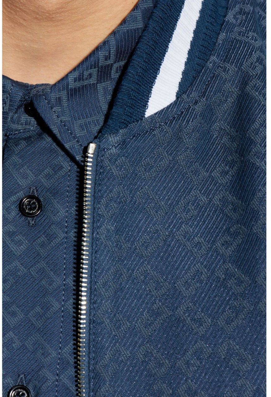 Givenchy Indigo Blue Zip-Up Jacket Groen