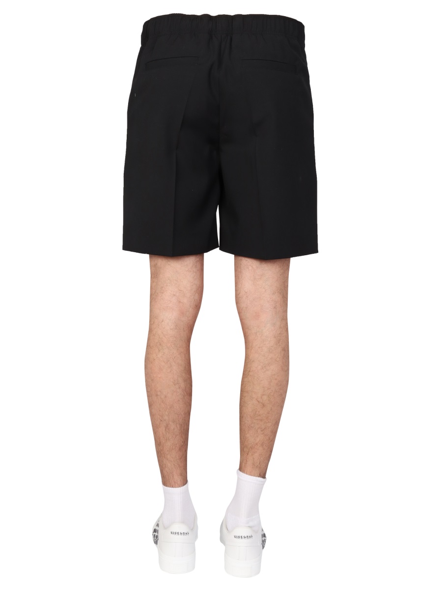 Givenchy LOGO BAR BERMUDA SHORTS Zwart