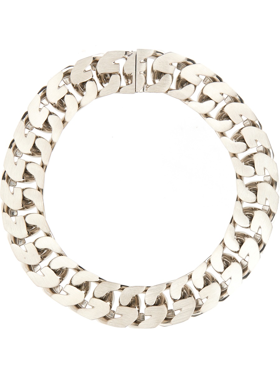 Givenchy MEDIUM G CHAIN NECKLACE Zilver