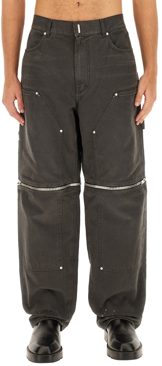 Givenchy JEANS WITH ZIP Zwart