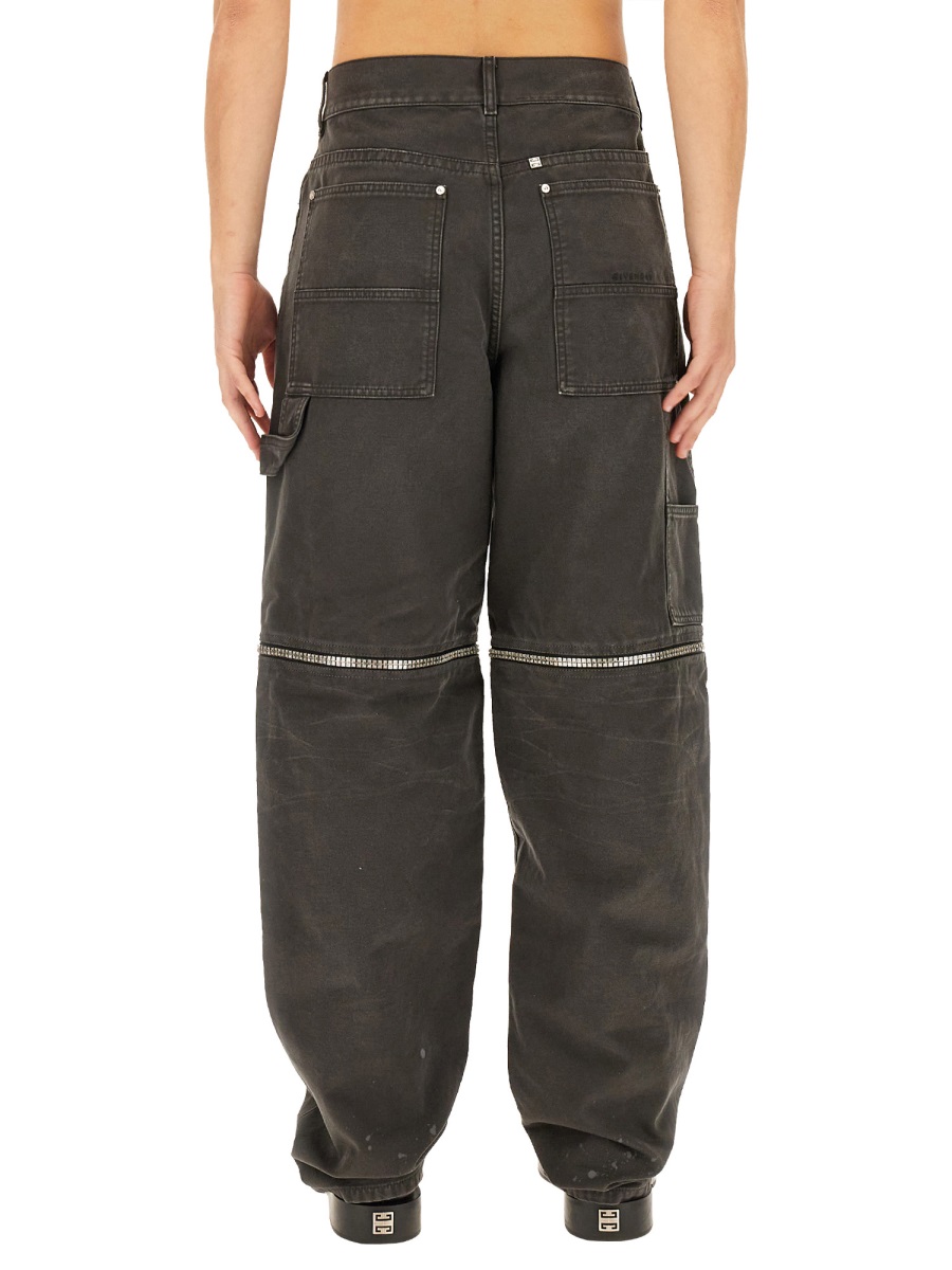Givenchy JEANS WITH ZIP Zwart