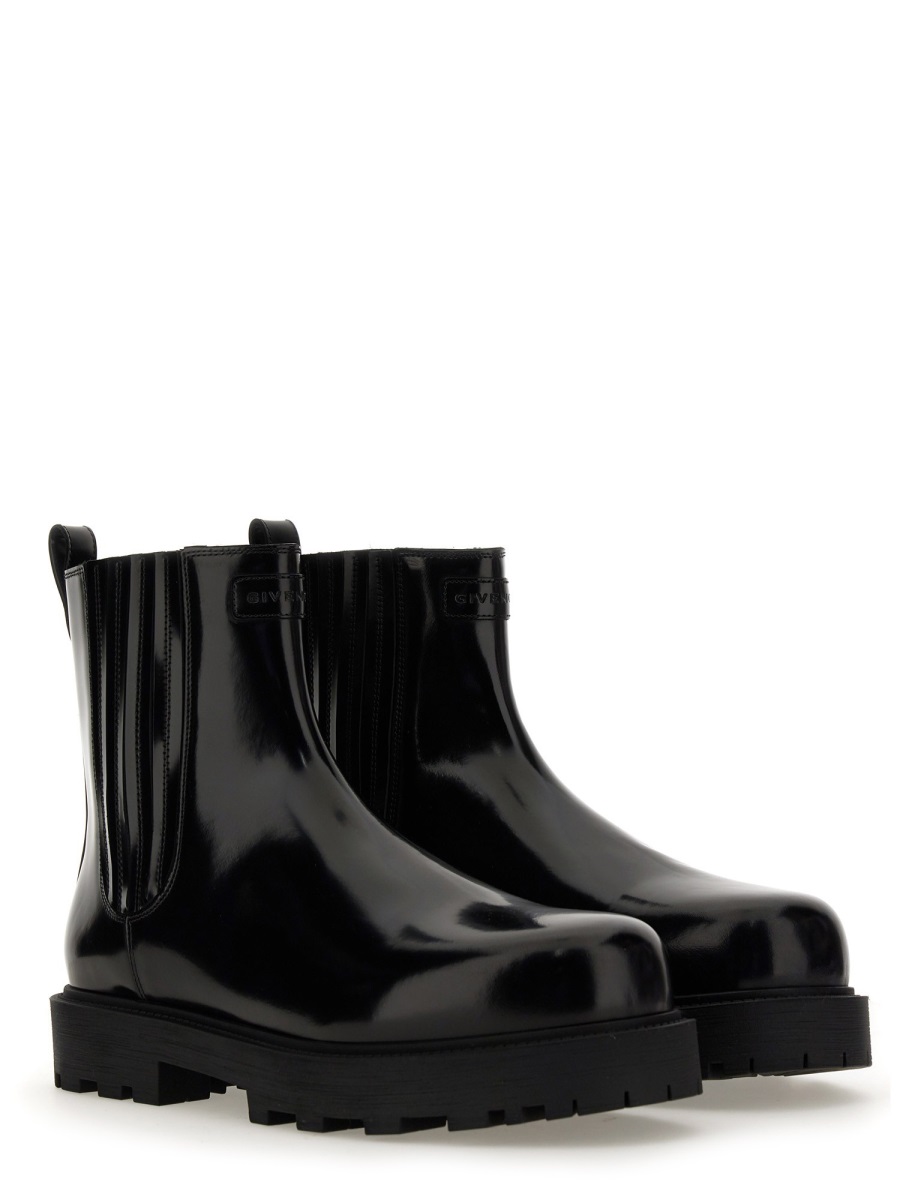 Givenchy LEATHER BOOT Zwart