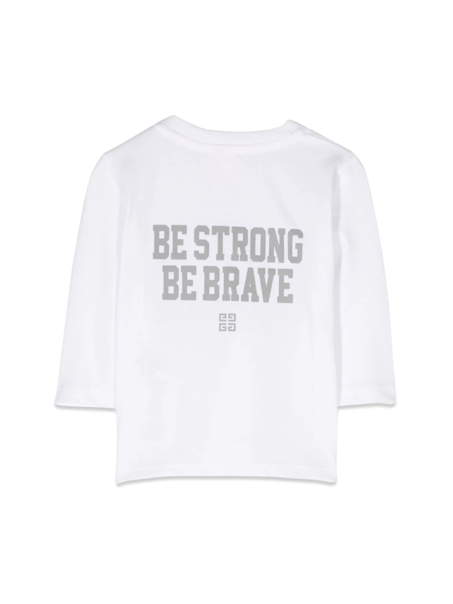 Givenchy ml logo sentence t-shirt Wit