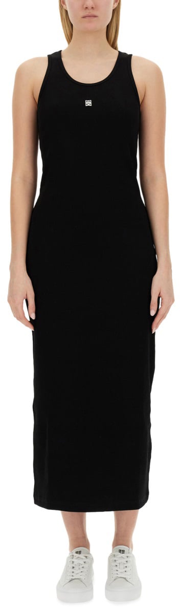 Givenchy RIBBED DRESS Zwart