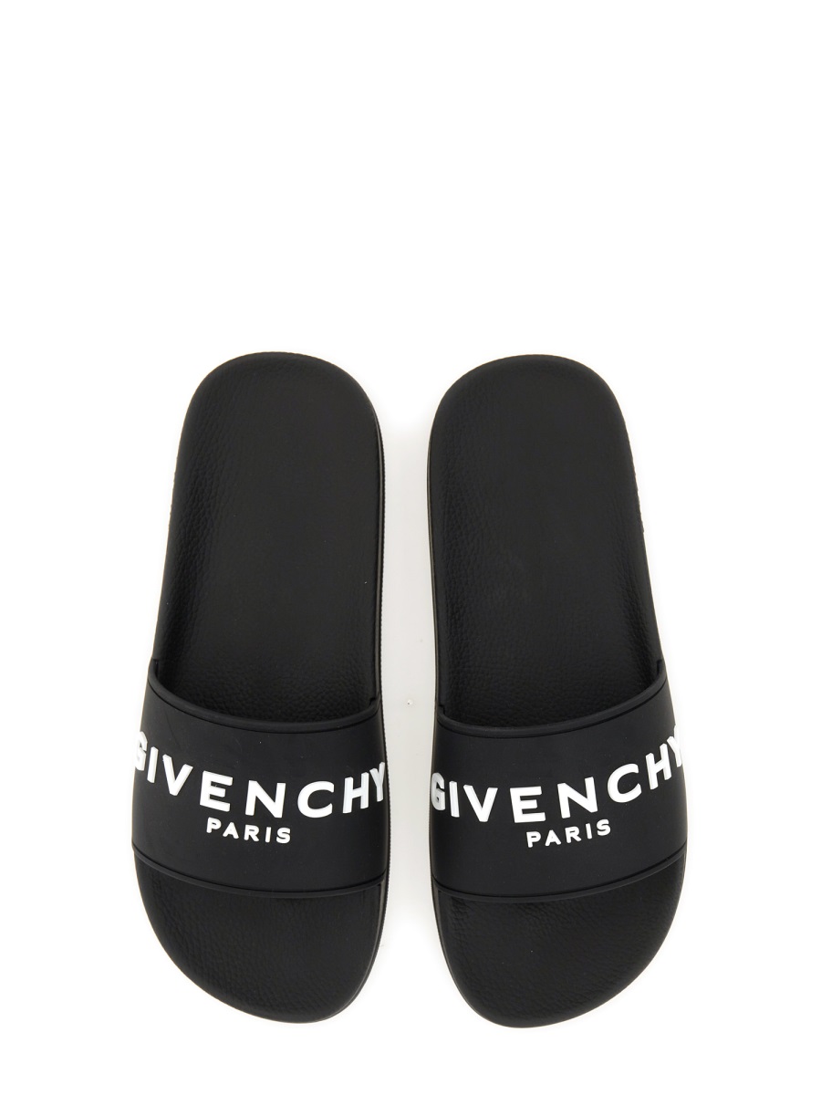 Givenchy SANDALO SLIDE CON LOGO Zwart