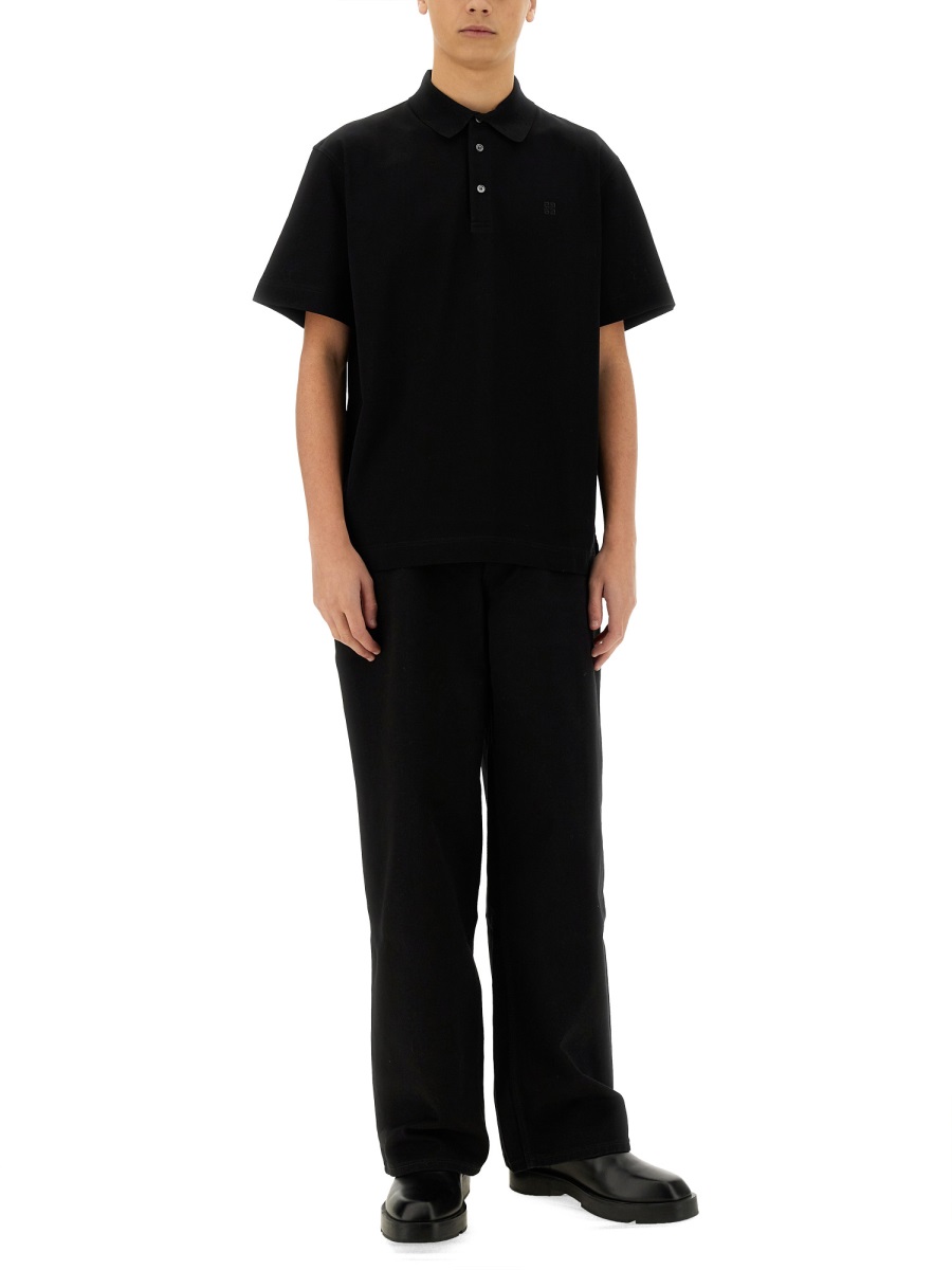 Givenchy COTTON POLO Zwart