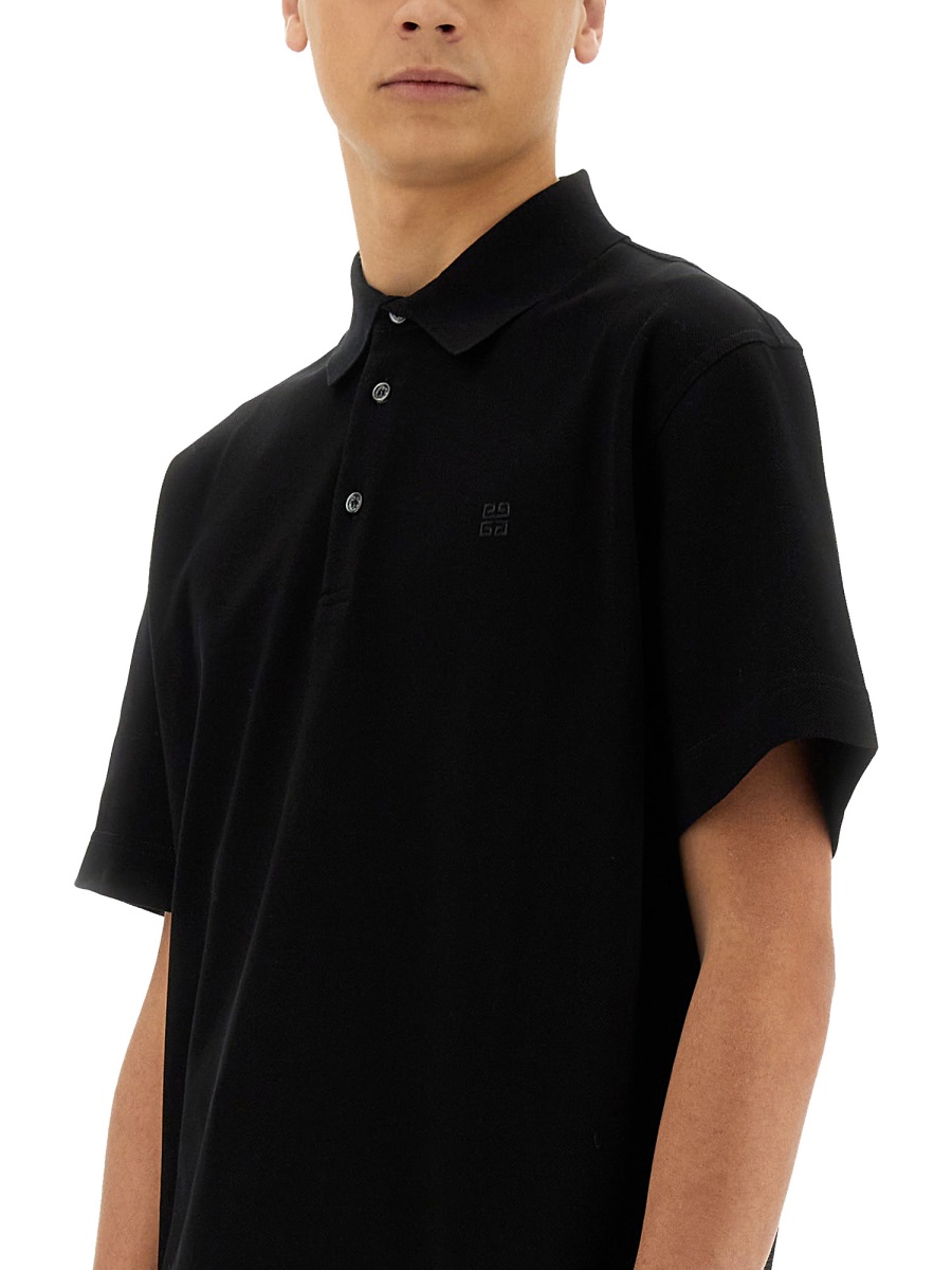 Givenchy COTTON POLO Zwart