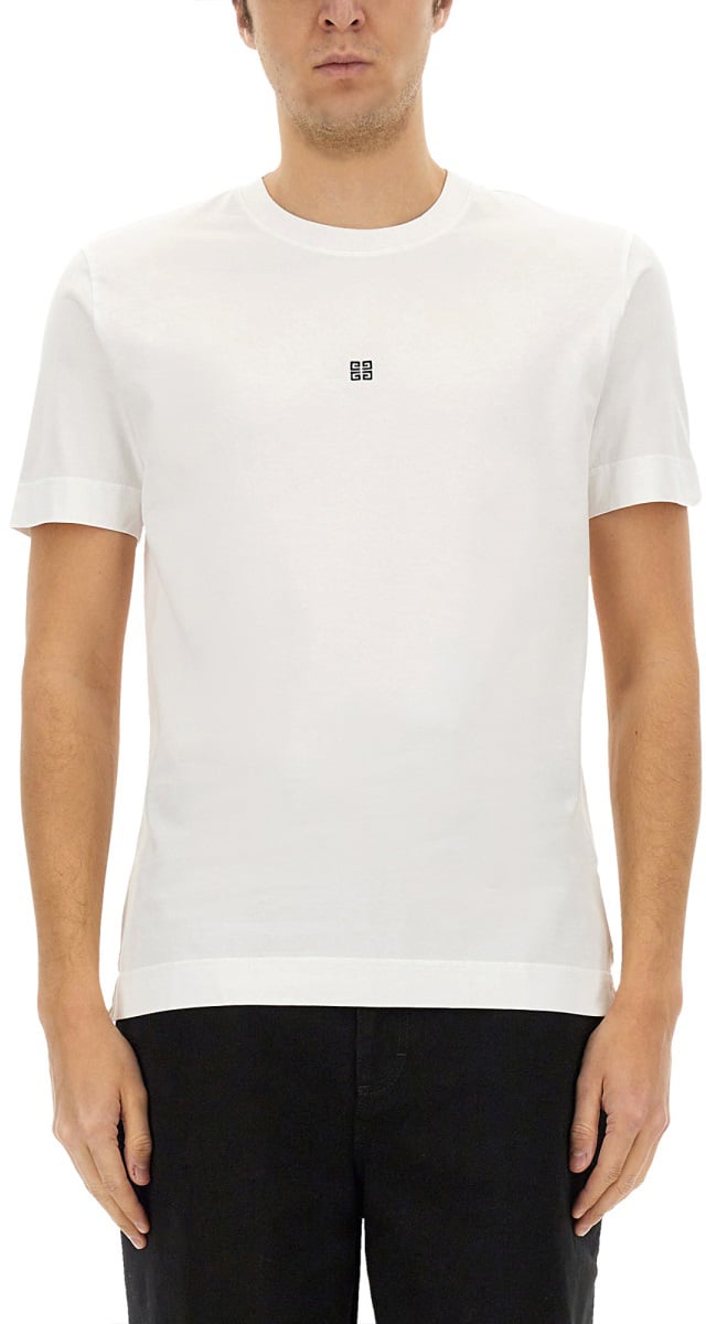 Givenchy T-SHIRT WITH 4G EMBROIDERY Wit
