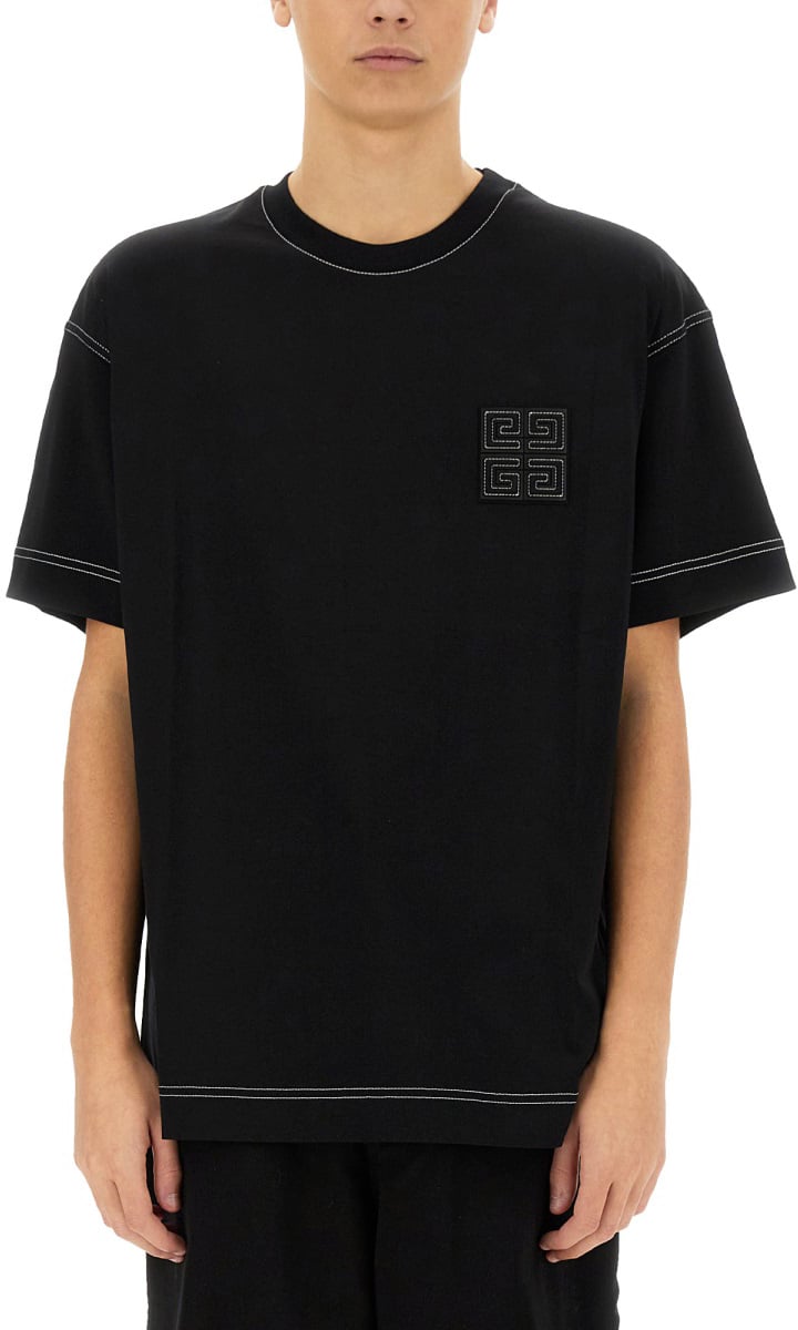Givenchy T-SHIRT WITH LOGO Zwart