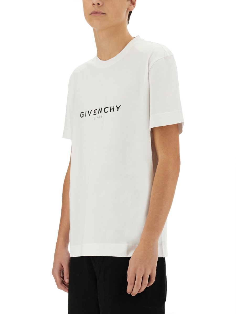 Givenchy "REVERSE" T-SHIRT Wit