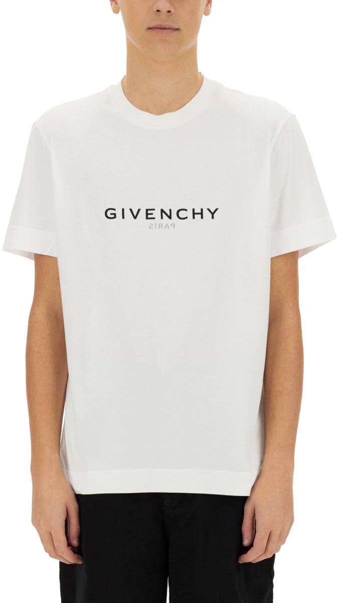 Givenchy "REVERSE" T-SHIRT Wit
