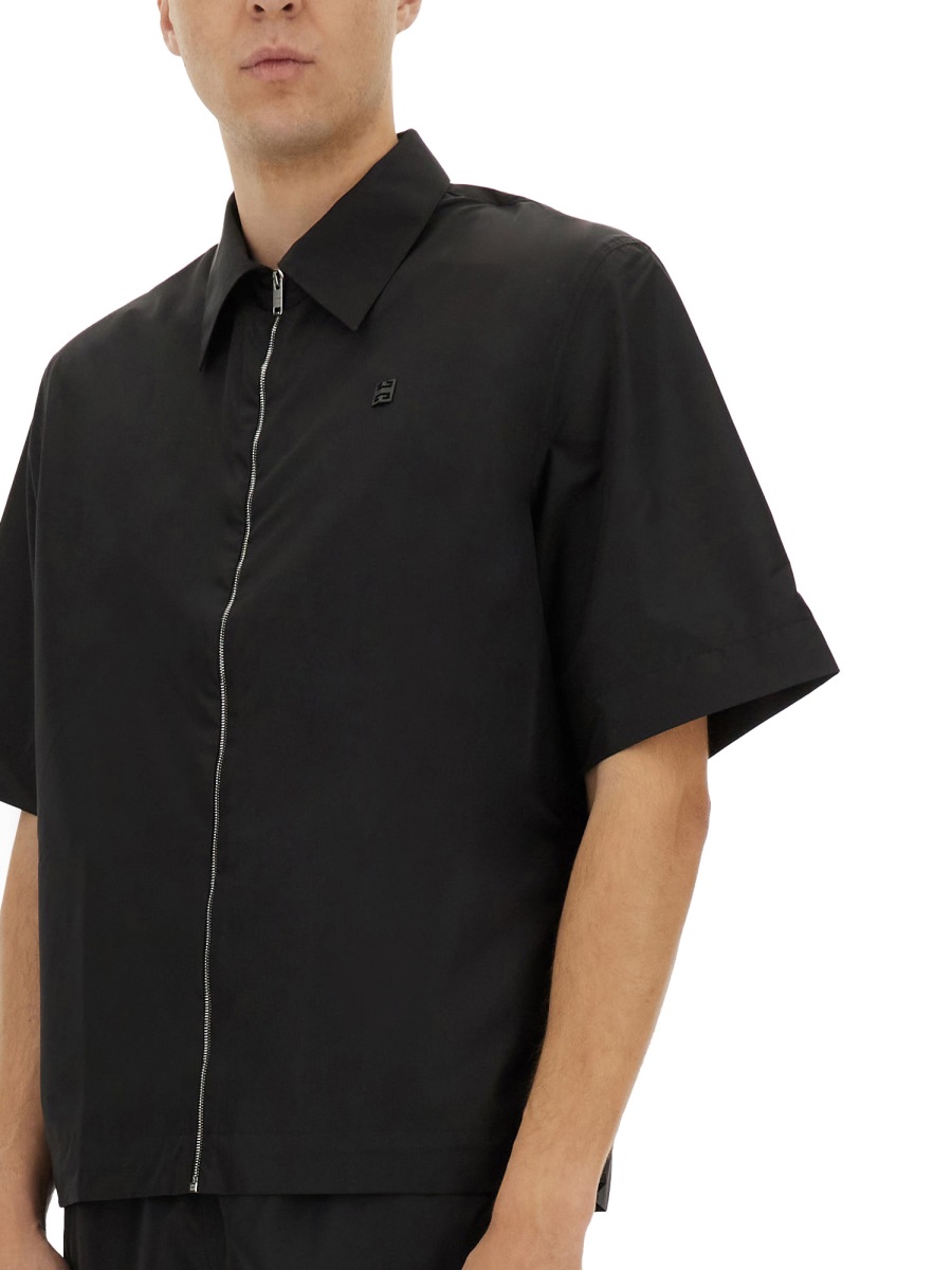 Givenchy CASUAL SHIRT WITH ZIPPER Zwart